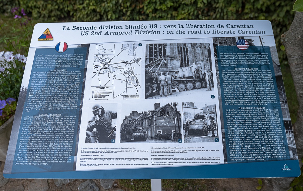 D-Day 78th Anniversary: 2nd Armored Division Plaque Dedication Ceremony