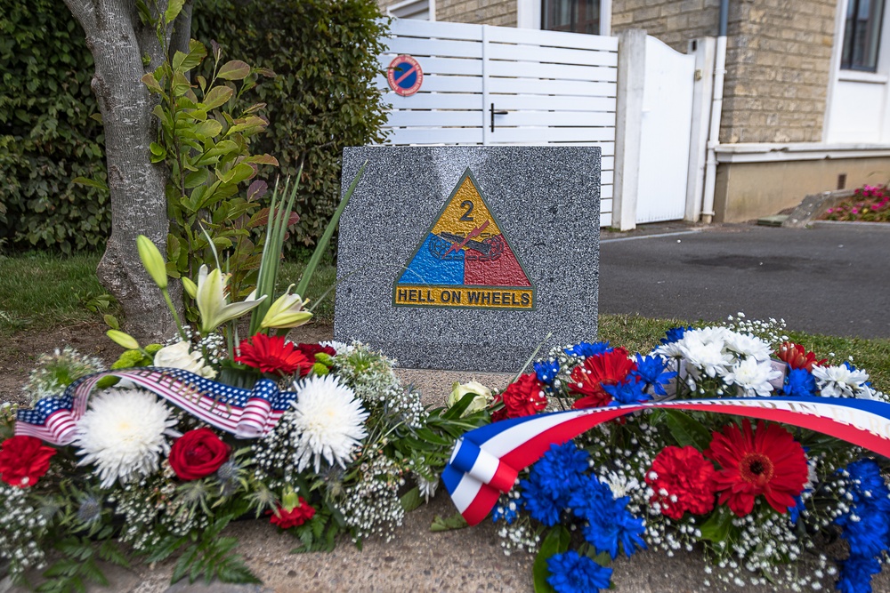 D-Day 78th Anniversary: 2nd Armored Division Plaque Dedication Ceremony