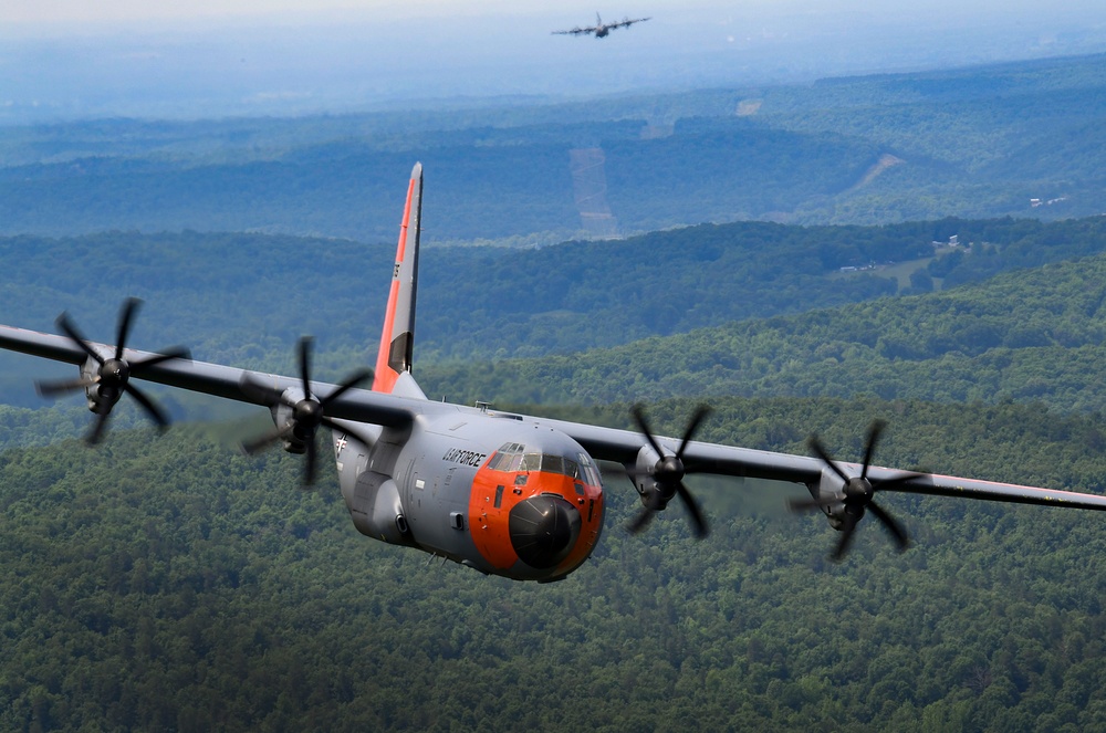 61st AS flies over Central Arkansas