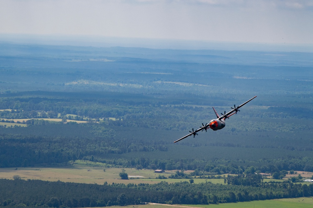61st AS flies over Central Arkansas