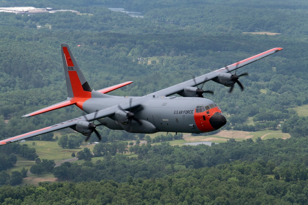 61st AS flies over Central Arkansas