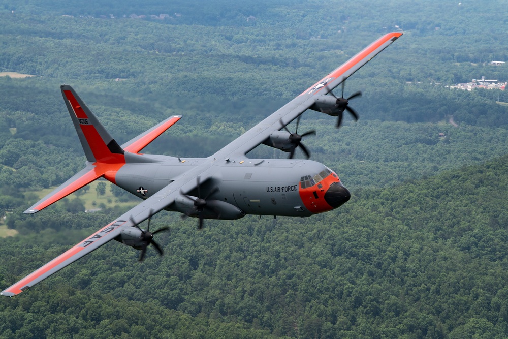 61st AS flies over Central Arkansas