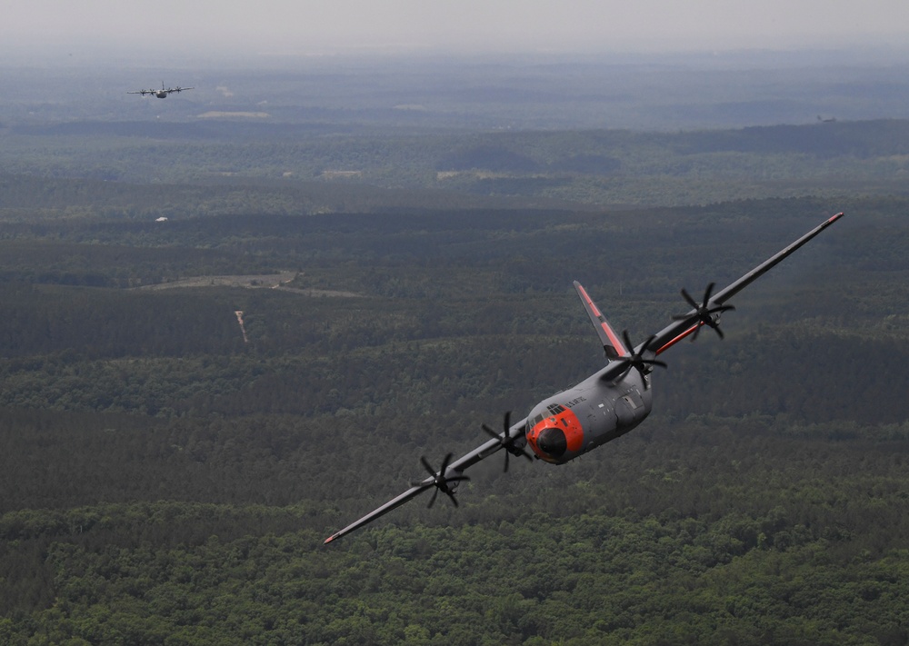 61st AS flies over Central Arkansas