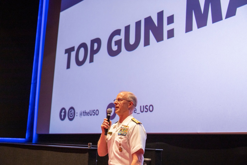 USO Screening of Top Gun: Maverick at Fleet Week New York