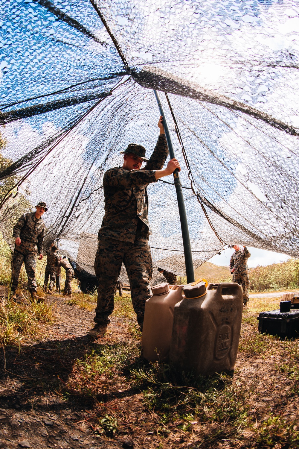 3d MLR Marines Conduct Field Training