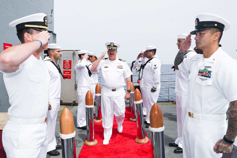 Mobile Bay holds a change of command