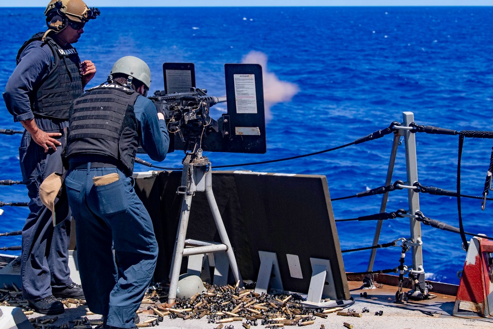 Spruance Conducts Live-Fire Exercise