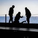 GHWB Sailors Fire Machine Gun