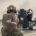 U.S. Marines work with Airmen and Navy Seebees during a joint airfield damage repair exercise