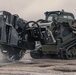 U.S. Marines work with Airmen and Navy Seebees during a joint airfield damage repair exercise