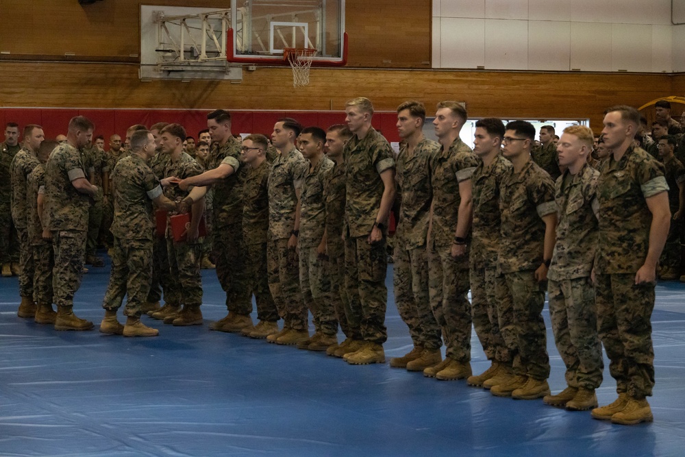 3d Marine Division squad competition awards