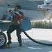 354 AMXS Airmen perform hot-pit refueling on F-16s