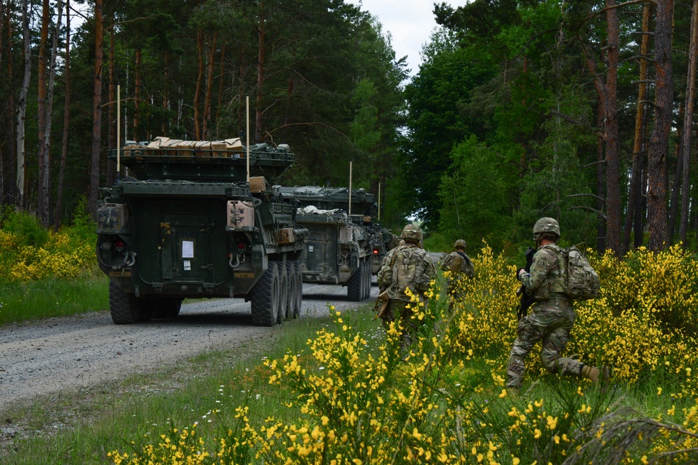 3/2CR Platoon Live Fire Exercise