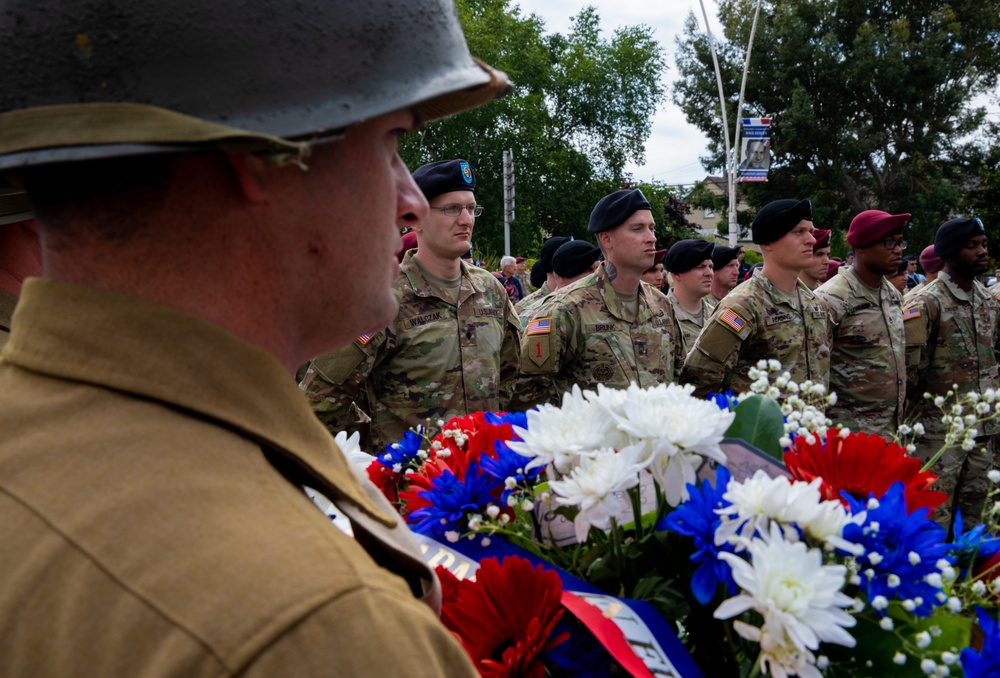 101st Airborne Division ceremony in Carentan, France