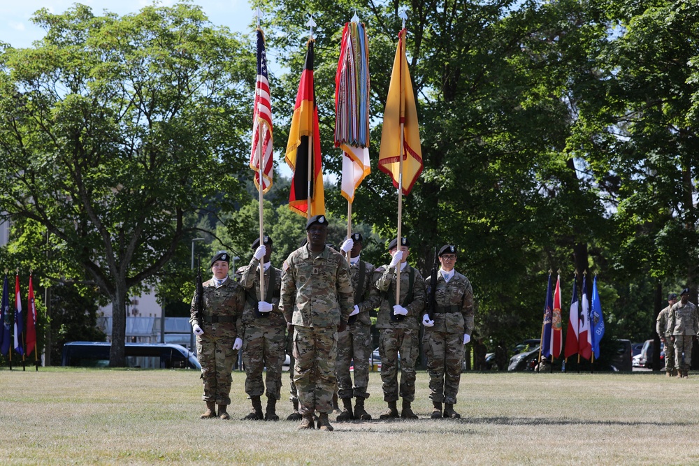 Command Sgt. Maj. Kofie Primus assumes command of the 21st Theater Sustainment Command