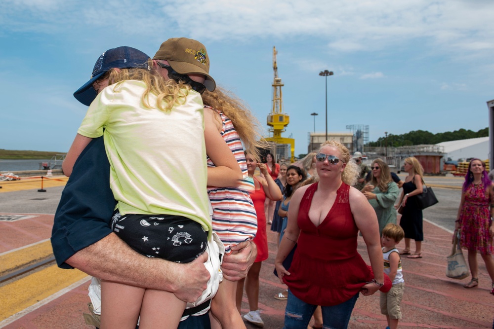 USS Maryland Returns From Patrol