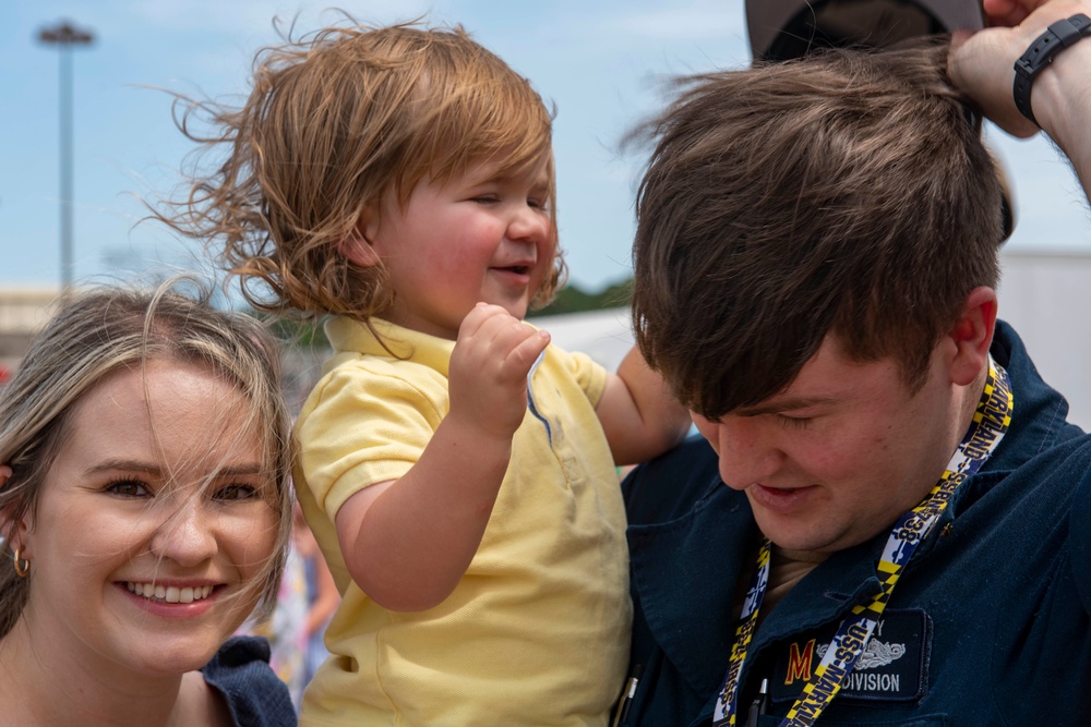 USS Maryland Returns From Patrol