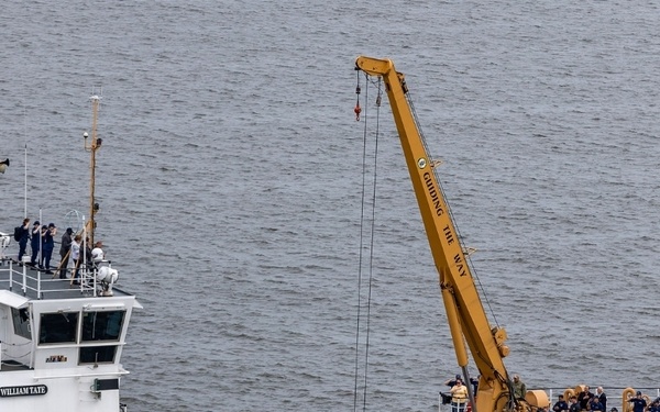 Coast Guard sets historic Francis Scott Key Memorial Buoy in Patapsco River