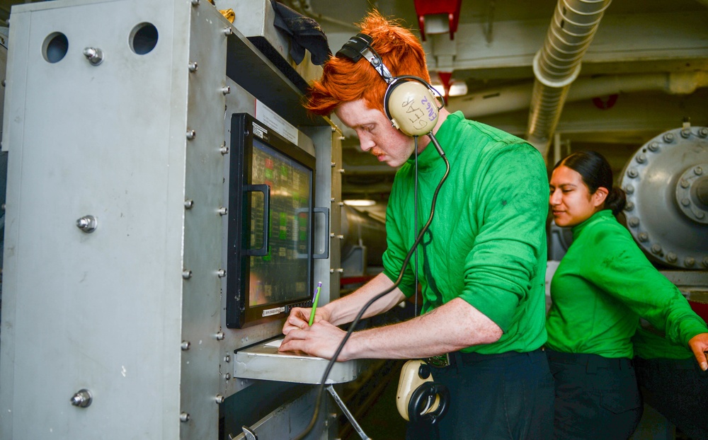 The Harry S. Truman Carrier Strike Group is on a scheduled deployment in the U.S. Naval Forces Europe area of operations, employed by U.S. Sixth Fleet to defend U.S., Allied and Partner interests.