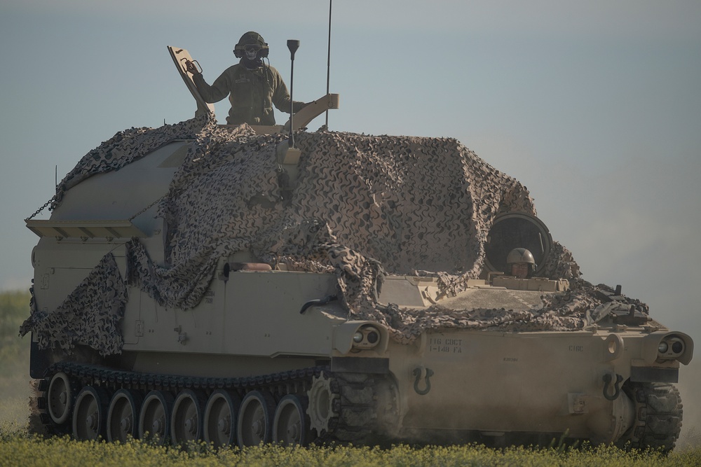 Idaho Army National Guard Annual Training 2022 - 148th FAR Live Fire Ops
