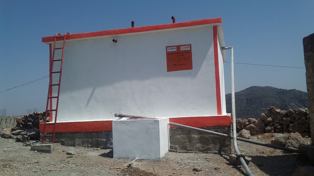 Water scheme in the Jabal Habashy district of Ta’izz Governorate before USAID-funded rehabilitation