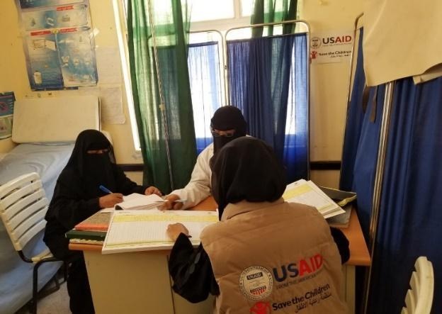 Specialist from USAID Strengthening Family Planning Services (SFPS) in Yemen project conducts supportive supervision visit