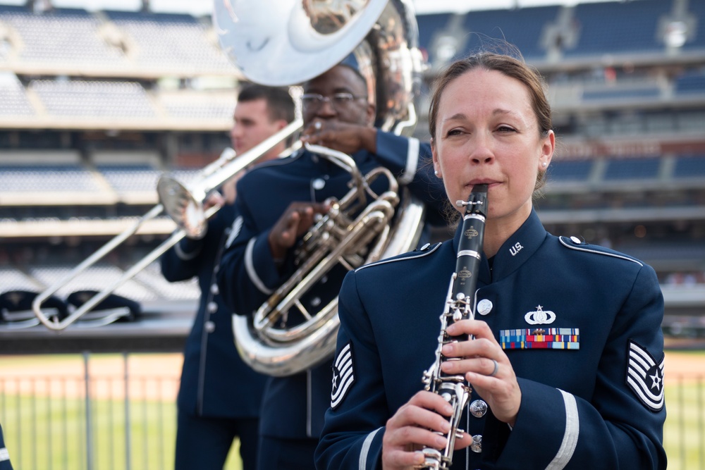 ANG Band of the Northeast plays at Phillies game