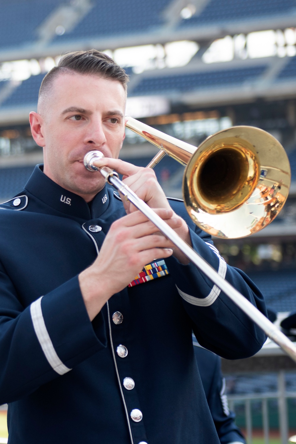 ANG Band of the Northeast plays at Phillies game