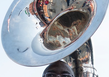 ANG Band of the Northeast plays at Phillies game