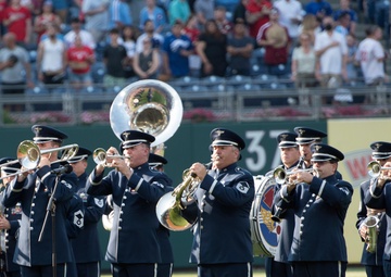 ANG Band of the Northeast plays at Phillies game