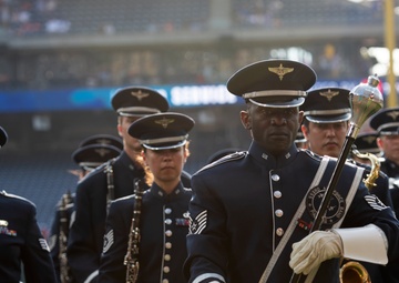 ANG Band of the Northeast plays at Phillies game
