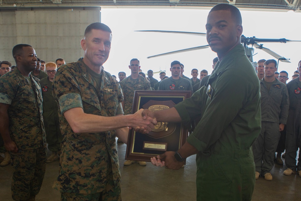 CNO Safety Award Presented to 2d MAW Squadrons