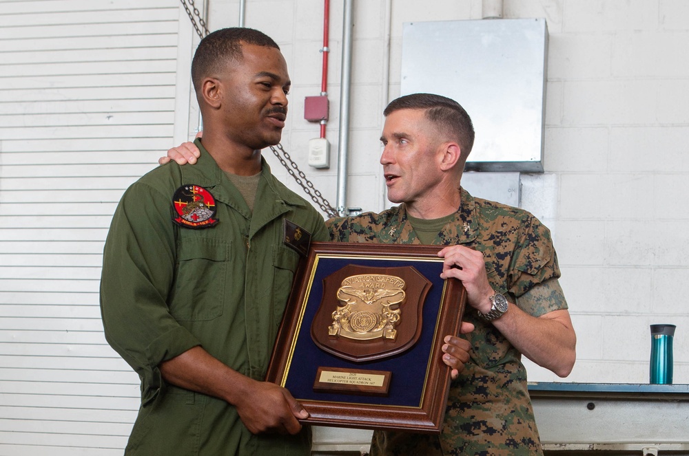 CNO Safety Award Presented to 2d MAW Squadrons