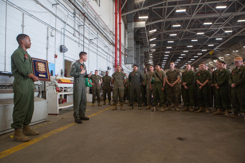 CNO Safety Award Presented to 2d MAW Squadrons