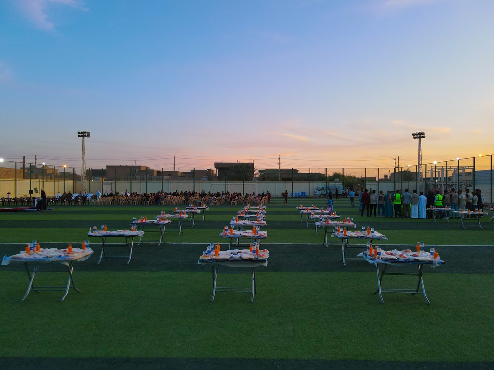 USAID supported an iftar event for over 146 orphans in Al Qaim