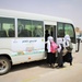 USAID provided the Al-Rutba Education Department with two buses to transport students