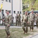 U.S. Soldier promotes to the rank of 1st Sgt. at Poland