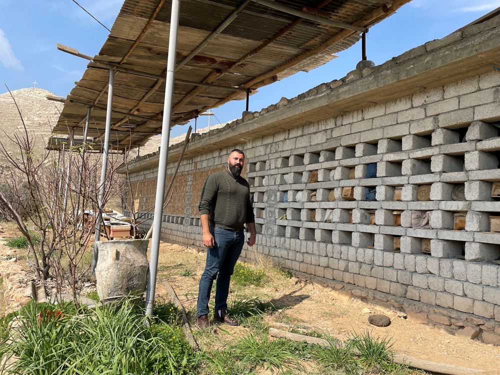 Meet Wael Abid, a beekeeper from Ninewa