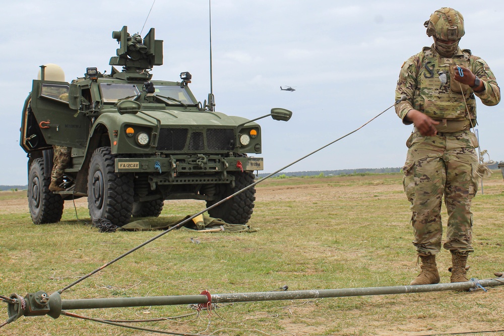 Field Training Exercise with 4th ID and 2nd Cavalry Regiment in Poland