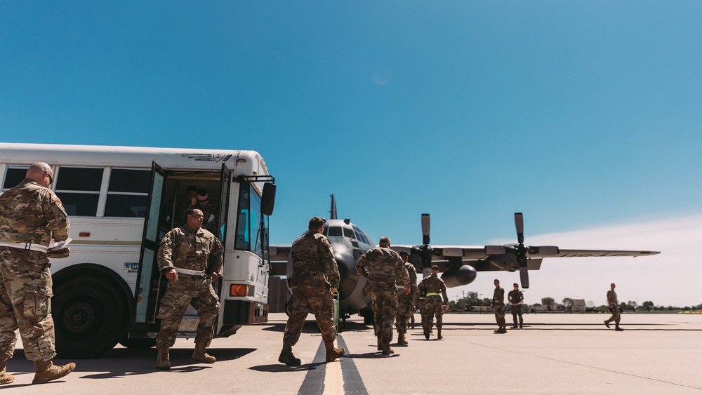 Airmen participate in the Large Scale Readiness Exercise