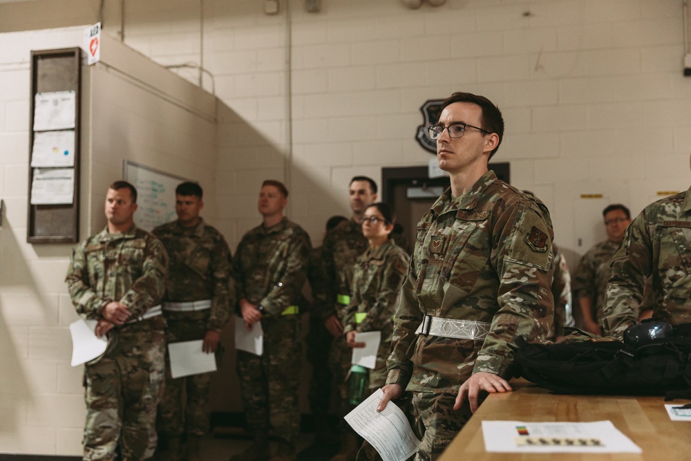 Airmen participate in the Large Scale Readiness Exercise