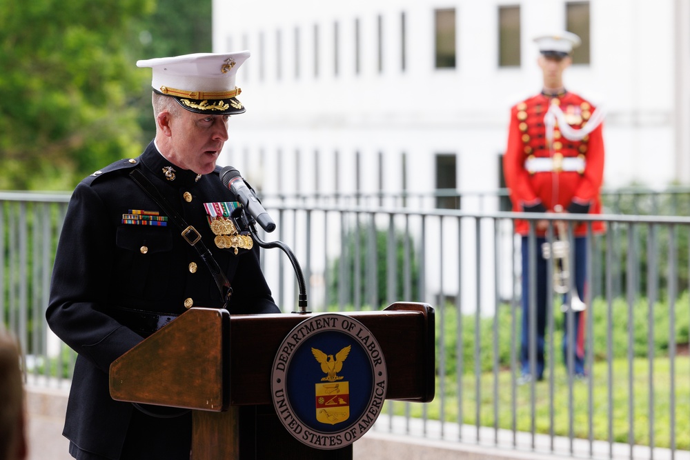 U.S. Department of Labor Military Veterans Alliance Presents Memorial Day Commemoration Day