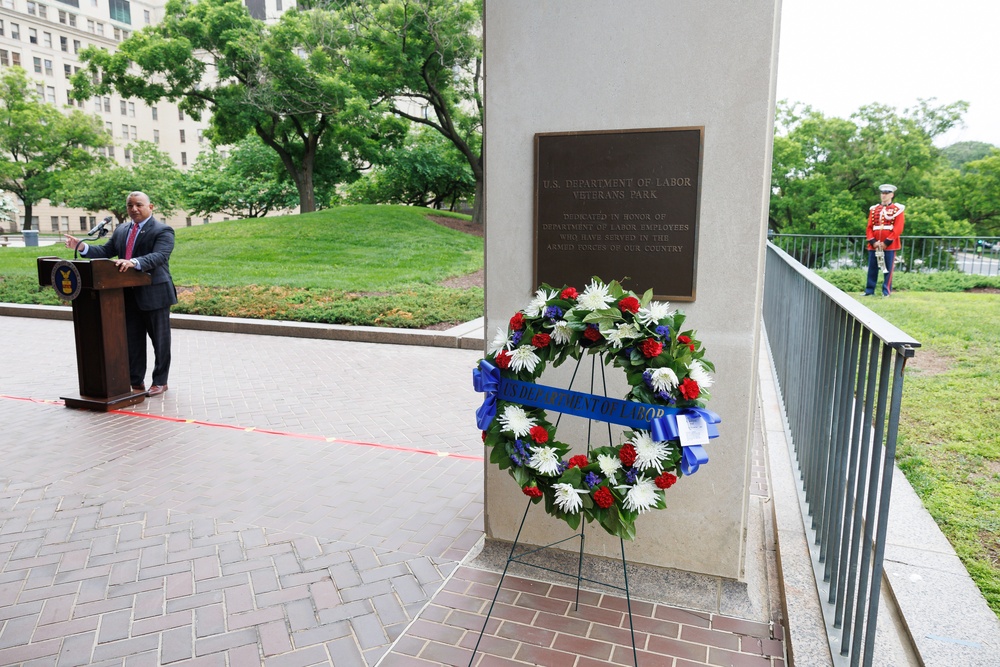 U.S. Department of Labor Military Veterans Alliance Presents Memorial Day Commemoration Day