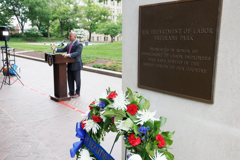 U.S. Department of Labor Military Veterans Alliance Presents Memorial Day Commemoration Day