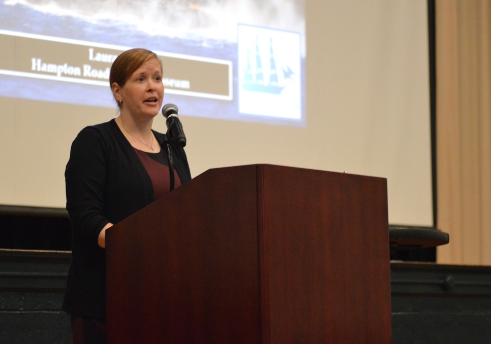 Battle of Midway presentation onboard Naval Station Norfolk