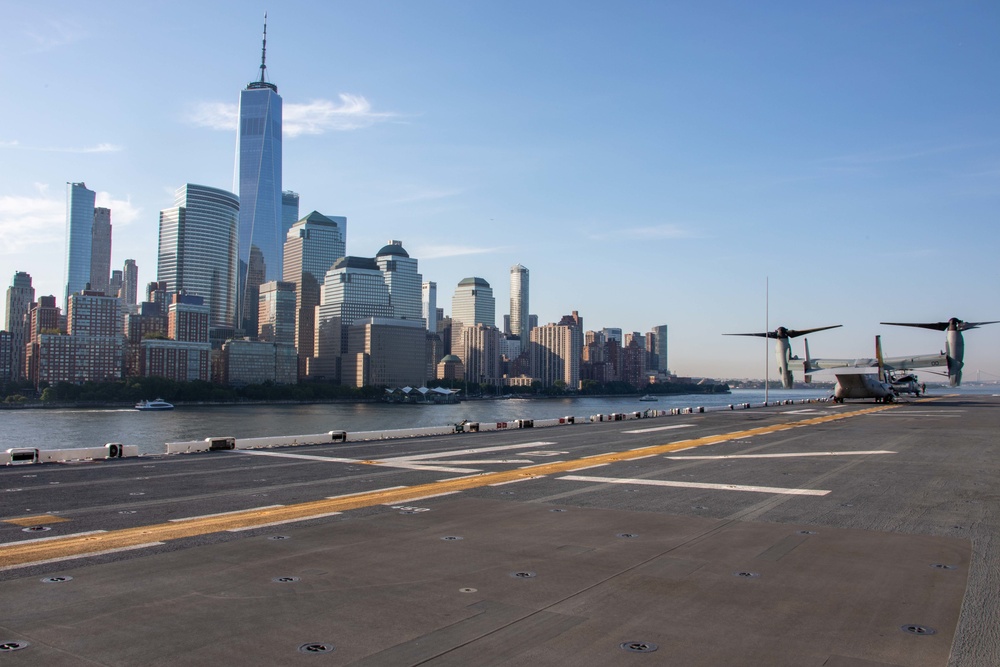 Bataan Departs Fleet Week New York