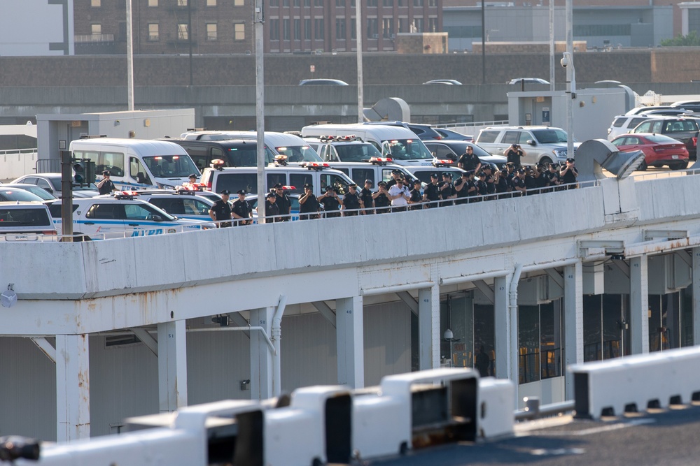 Bataan Departs Fleet Week New York