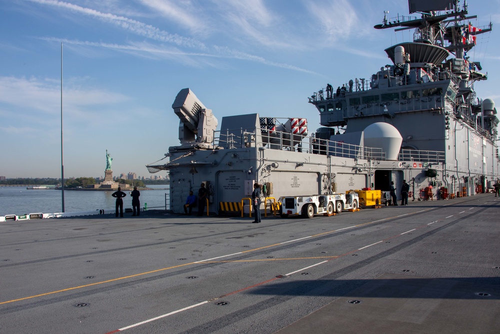 Bataan Departs Fleet Week New York