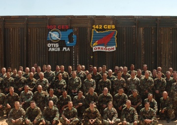 Oregon and Massachusetts ANG Civil Engineers team up during Operation Jump Start deployment