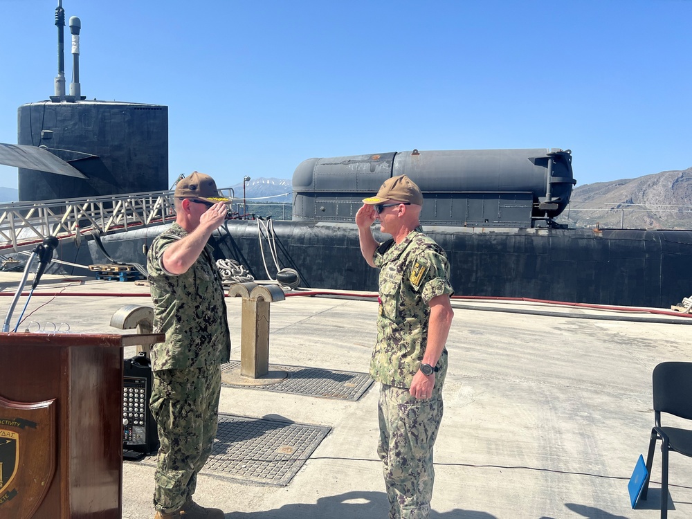 USS Georgia (SSGN 729) Blue Crew Holds Change of Command